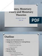 Money, Monetary Theory and Monetary Policy