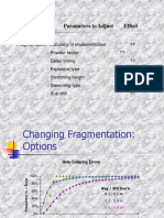Adjust Fragmentation with Blast Parameters