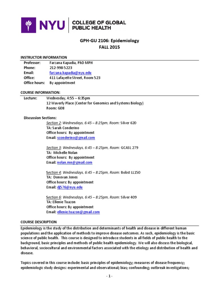 Epidemiology In Public Health Epidemiology Public Health