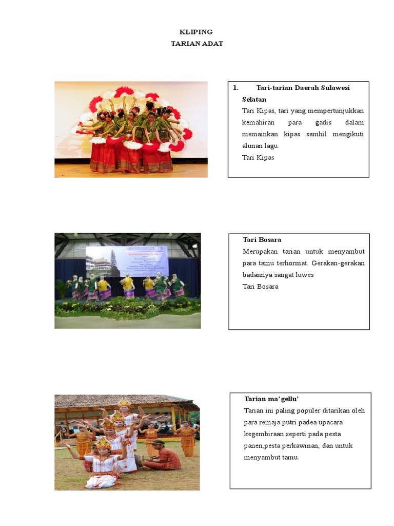 Kliping Tarian Nusantara