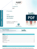 La PyMe y La Macroeconomia - Docx Unidad 3 PDF