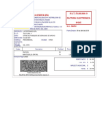 Factura electrónica venta productos alimenticios