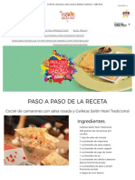 Coctel de Camarones, Salsa Rosada y Galletas Tradicional - Saltín Noel PDF