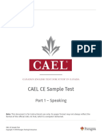 CAEL CE Sample Test Part 1