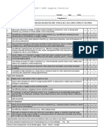 DSM 5 ADHD Symptom Checklist