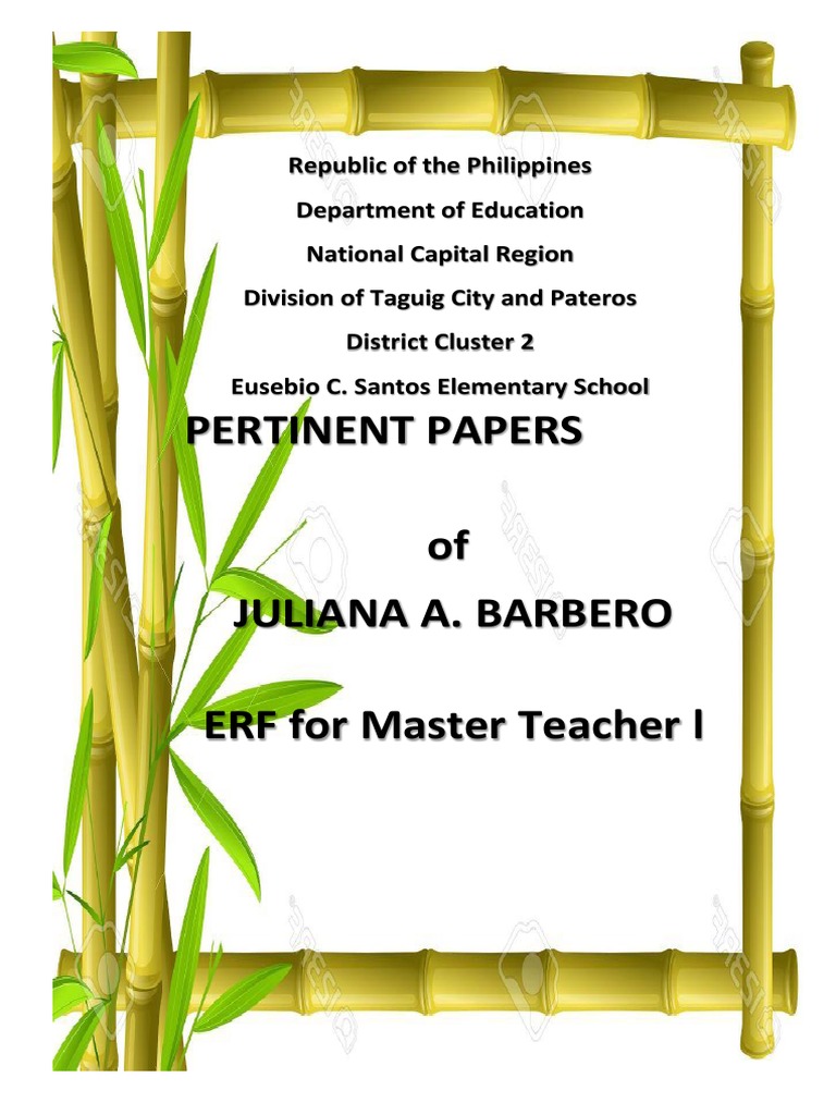 Pertinent Paper Cover PDF