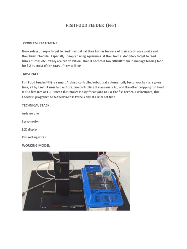 Fish Food Feeder Docx