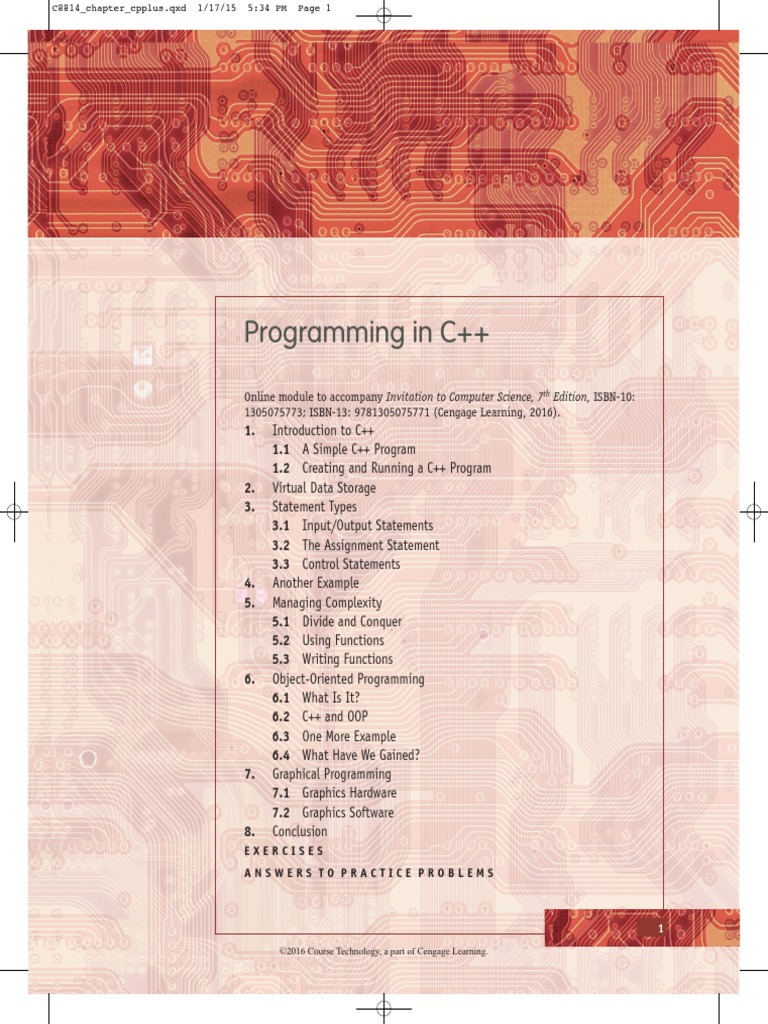 Programming in C++ | PDF | Integrated Development Environment | Data Type