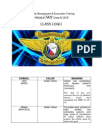 Class Logo: Casualty Management & Evacuation Training " Class 04-2018