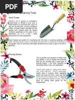 Common Gardening Tools