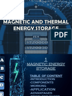 Magnetic Energy Storage