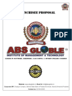 Franchisee Proposal Of ABS Globle 