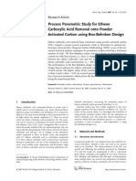 Process Parametric Study for Ethene Carboxylic Acid Removal Onto Powder Activated Carbon Using Box-Behnken Design