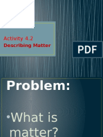 Activity 4.2: Describing Matter