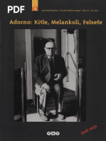 Adorno: Kitle, Melankoli, Felsefe