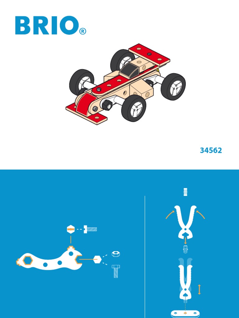 Race Car Assembly Instructions PDF | PDF
