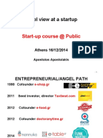 Angel View at A Startup: Start-Up Course at Public