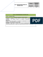 Roles y Responsabilidades en Materia Siho