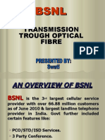 BSNL Optical Fiber Communication: An Overview