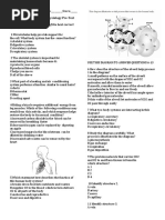 The Human Anatomy & Physiology Pre-Test: Direction: Encircle The Letter of The Best Correct Answer