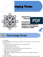 1st Lec - Surveying Terms