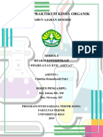 Modul 1 Reaksi Esterifikasi