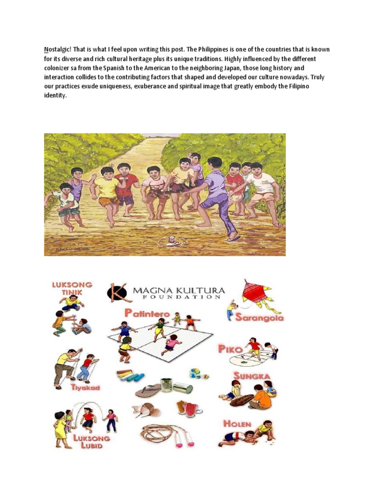 Larong Pinoy | PDF | Philippines