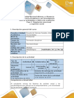 Guía de Actividades y Rúbrica de Evaluación-Paso 2 - Regulación Emocional y Cognición Social