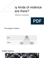 How Many Kinds of Violence Are There?: Mention Examples