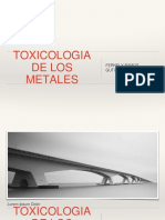 Toxicologia de Los Metales
