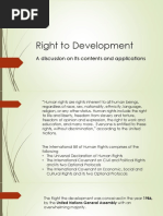 Right To Development (Presentation)