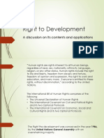 Right To Development (Presentation)