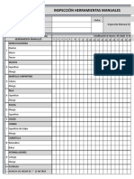Check List Herramientas Manuales