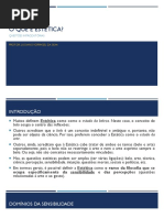 1. Introdução à Estética Filosófica