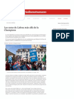 Las Caras de Lisboa más allá de la Champions (Periodismo Humano, 29-05-14, Portugal)