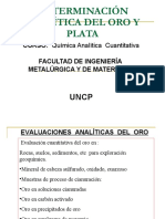 Determinacin Del Oro PDF