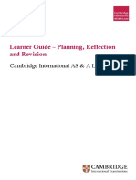 Learner Guide Planning Reflection and Revision