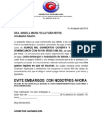 Carta Embargo