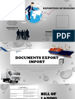 Documents Export Import