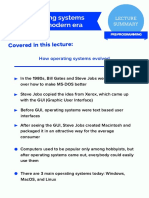 Operating Systems in The Modern Era PDF