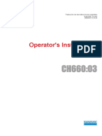 02.CH660-03 Operator's Instructions S223.1079-02 Es