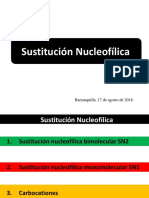 Sustitucion Nucleofilica: Carbocationes