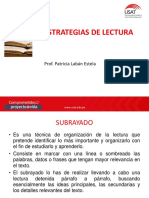 Estrategias de Lectura 2019