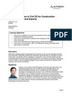 Class Handout CI225967 Using Automationin Civil 3 Dfor Construction Documentationand Exports Jowenn Lua
