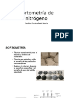 Sortometría de Nitrógeno