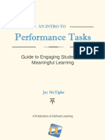 Performance Tasks: Guide To Engaging Students in Meaningful Learning