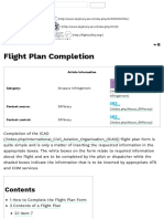 Flight Plan Completion