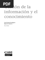 Dirección de Sistemas de Información (Executive) - Módulo 4 - Gestión de La Información y El Conocimiento PDF