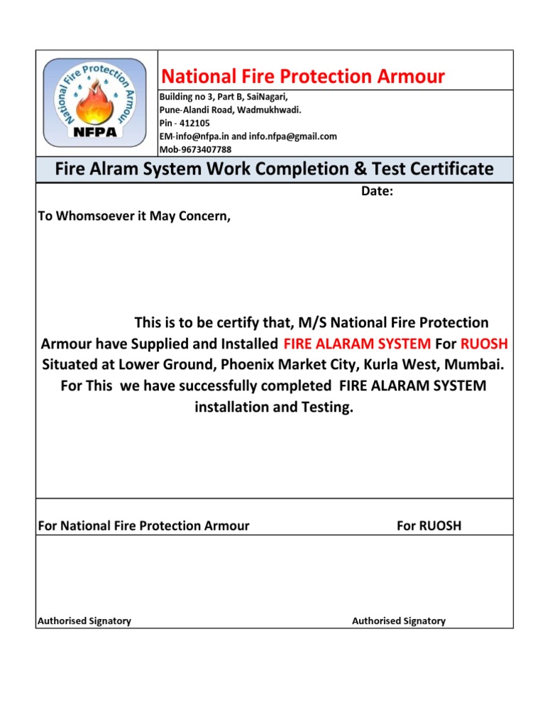 FAS Test Certificate PDF | PDF | Computers