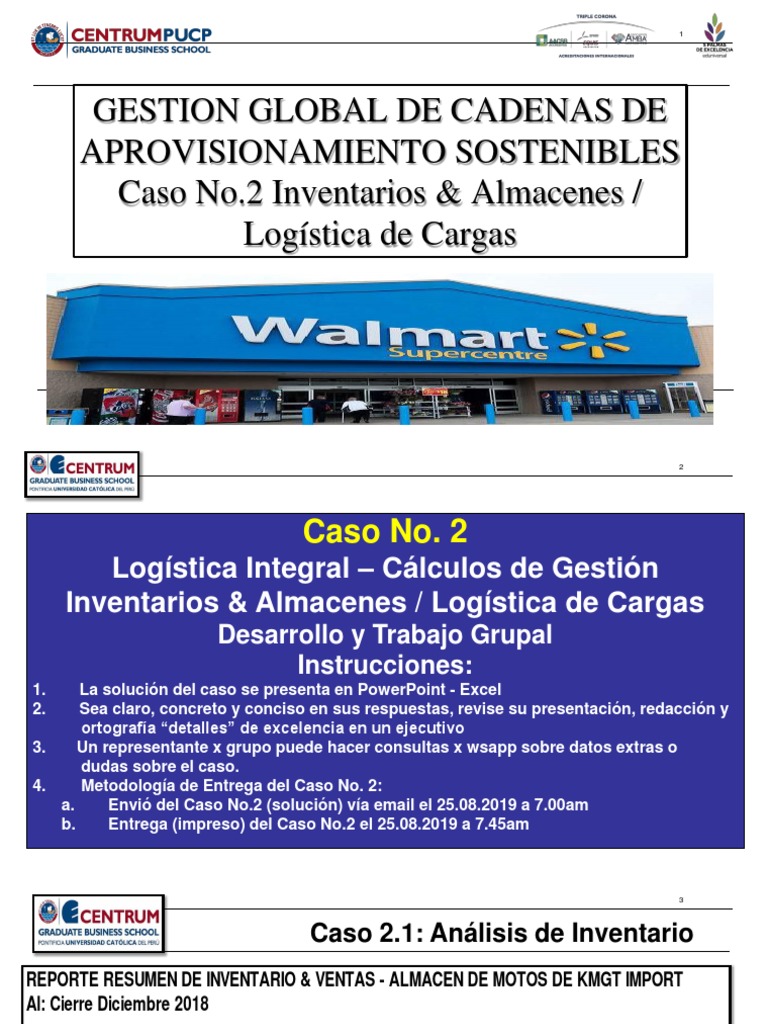 Caso 2 Inventarios Almacenes y Logistica de Cargas | PDF | Inventario ...